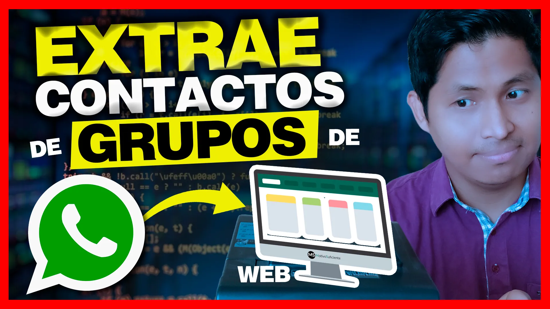 Extrae contactos de grupos de WhatsApp sin Excel usando una app web gratuita
